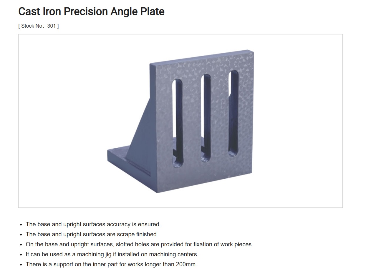 Ichiban Precision Sdn Bhd Obishi OBISHI PRECISION ANGLE PLATE